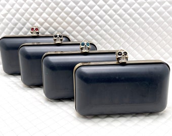 7 in Structured Clutch Purse Frame, Rectangle, Kiss Lock, Glue-In