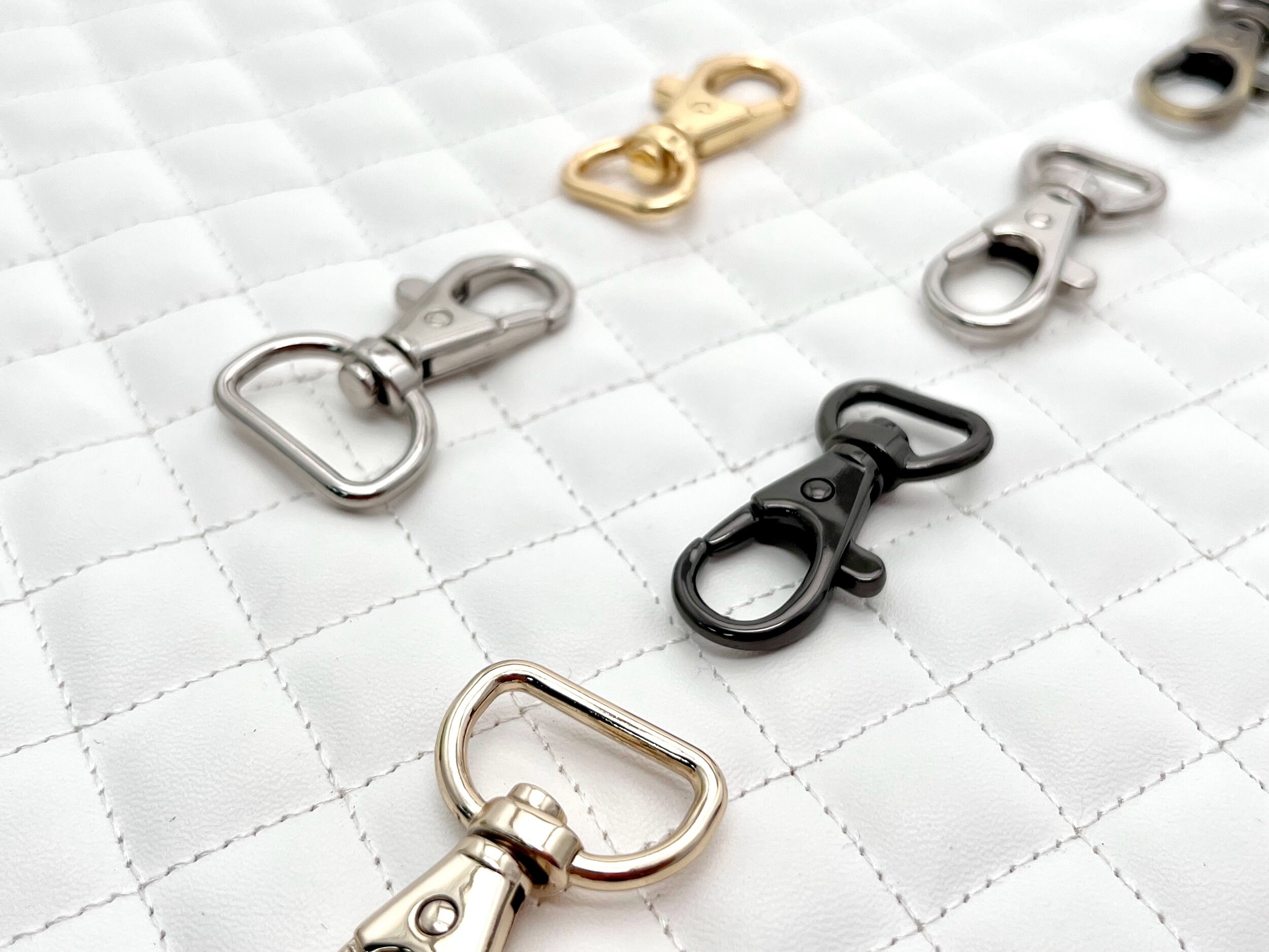 3/4" 1/2" zinc alloying Bag purse swivel hooks Trigger Snap Hooks clasp , 2 pieces, bag Purse key chain key holder Hardware replacement