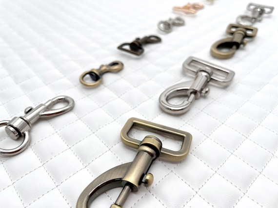 Zinc Alloy Swivel Snap Hooks: Purse, Dog Collar Hardware (3/4