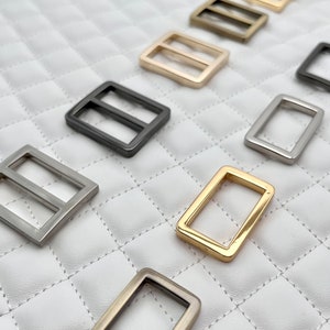 1 inch Slide adjuster Buckle and Rectangle ring, strap buckle purse ring,Zinc alloying ,1 piece ,bag purse hardware replacement