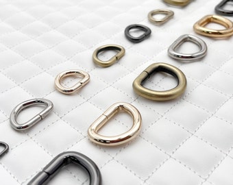 Iron Non-Welded D-Ring Connector: Bag & Dog Collar Hardware