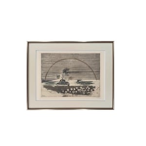 Johnny Friedlaender “La Nuit et Rainbow – Color State II,” 1968 — Signed Etching and Aquatint, Limited Edition