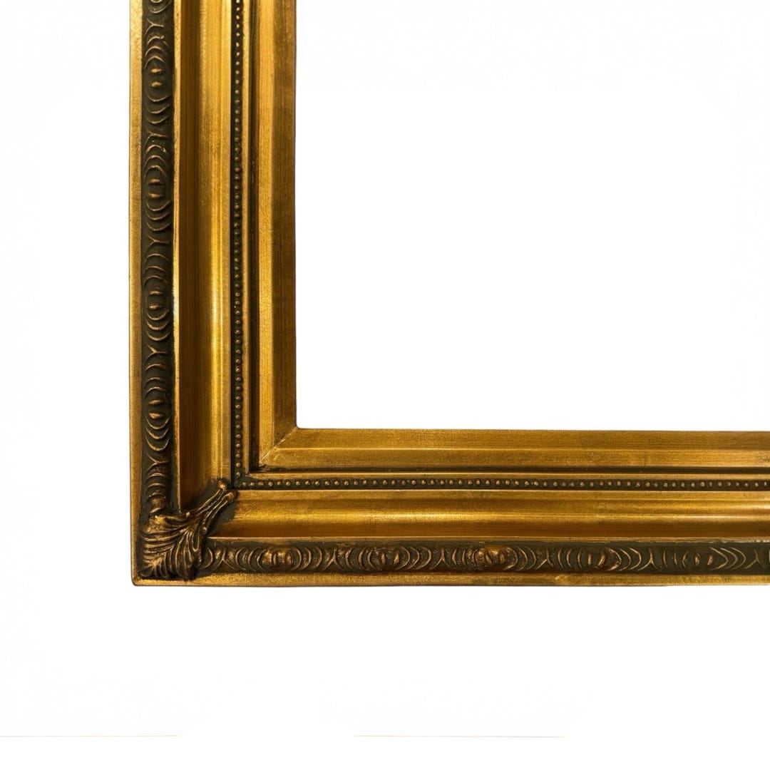 Antique Gold Ornate Picture Frame – Neoclassical Gallery Wood Frame ...