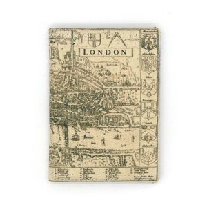 Porte-cartes Oyster, porte-cartes de bus, porte-cartes de voyage, portefeuille. Porte-monnaie avec impression de carte du vieux Londres. Porte-cartes, porte-cartes Oyster, porte-cartes.