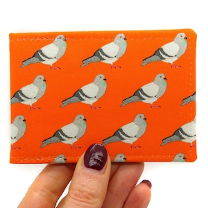 Porte-cartes Oyster, porte-cartes de bus, porte-cartes de voyage, portefeuille. Porte-cartes Pigeon Oyster. Portefeuille en tissu, portefeuille pour cartes Oyster, porte-cartes