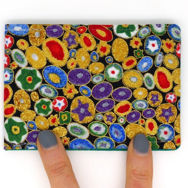 Gustav Klimt Stil Kartenhalter: Handgefertigtes Reiseetui