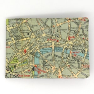 Porte-cartes Oyster. Carte de Londres, tourisme, Waterloo, London Bridge, Soho . Titulaire d'une carte imprimée. Porte-cartes de voyage. Porte-cartes Oyster.