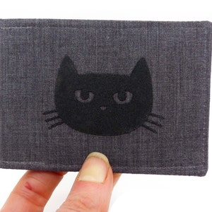 Porte-cartes Oyster, porte-cartes de bus, porte-cartes de voyage, portefeuille. Porte-cartes avec tête de chat. Porte-cartes, porte-cartes Oyster, porte-cartes.