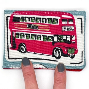 Porte-cartes Oyster, porte-cartes de bus, porte-cartes de voyage, portefeuille. Porte-cartes London Bus. Porte-cartes, porte-cartes Oyster, porte-cartes