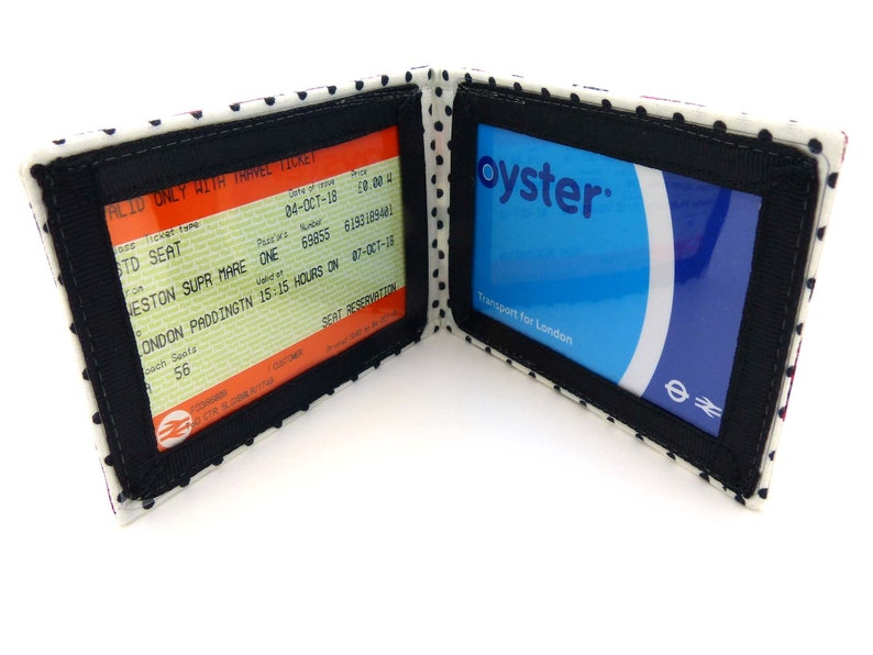 Oyster card wallet. London transport print. Oyster card holder Etsy
