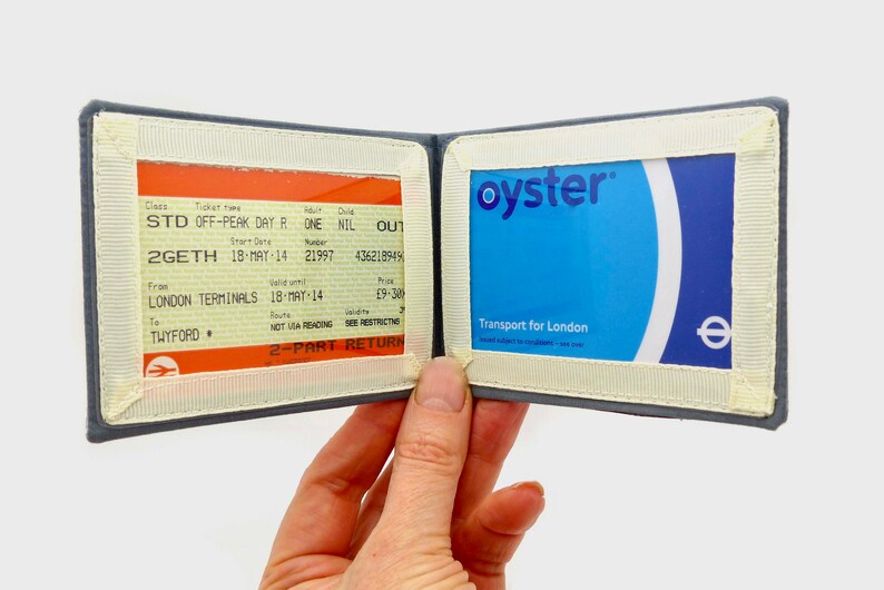 2 Pz Custodia Portafoglio Originale Oyster Carta Da Viaggio Pass - Foto 13