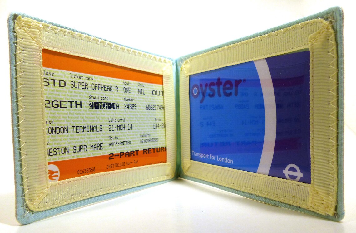 Oyster Card Holder Bus Pass Holder Travel Card Holder Etsy