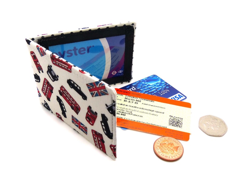 Oyster Card Wallet. London Transport Print. Oyster Card Holder Etsy