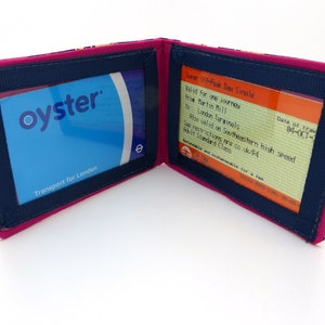 NUOVO SUPPORTO CARTA DA VIAGGIO IN PELLE Pass Bus Di Credito - Foto 7