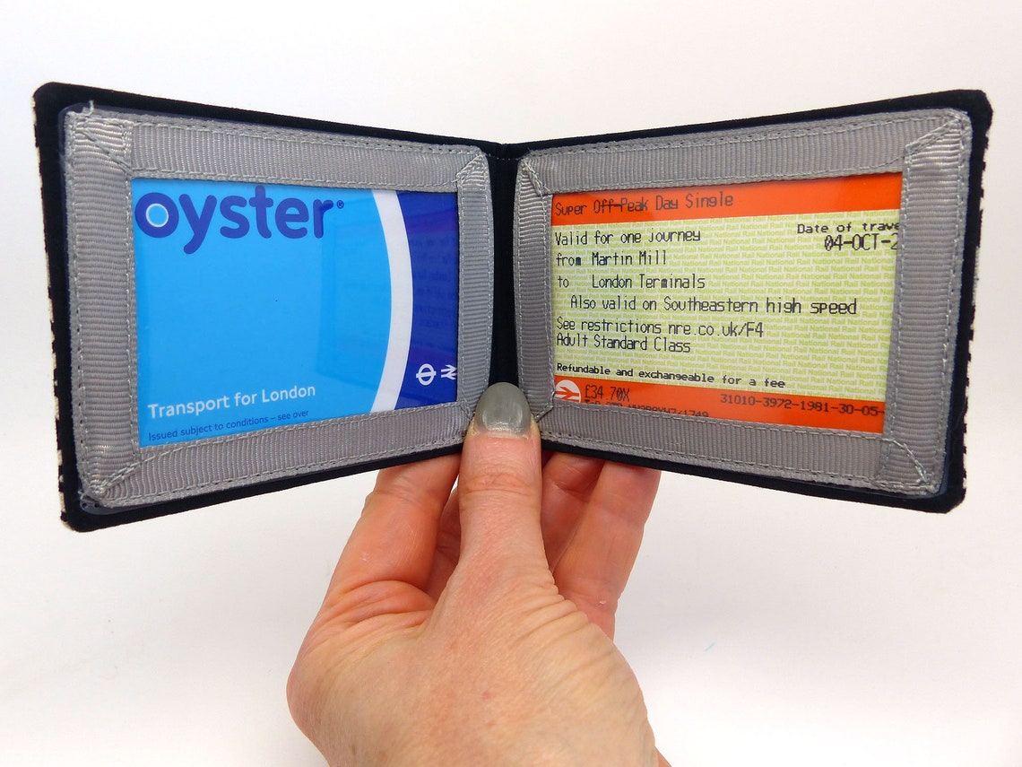 Oyster card holder bus pass holder travel card holder card Etsy