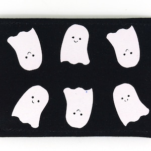 Oyster-kaarthouder, buspashouder, reiskaarthouder, kaartportemonnee. Portemonnee met spookprint. Oystercard-portemonnee, creditcardhouder