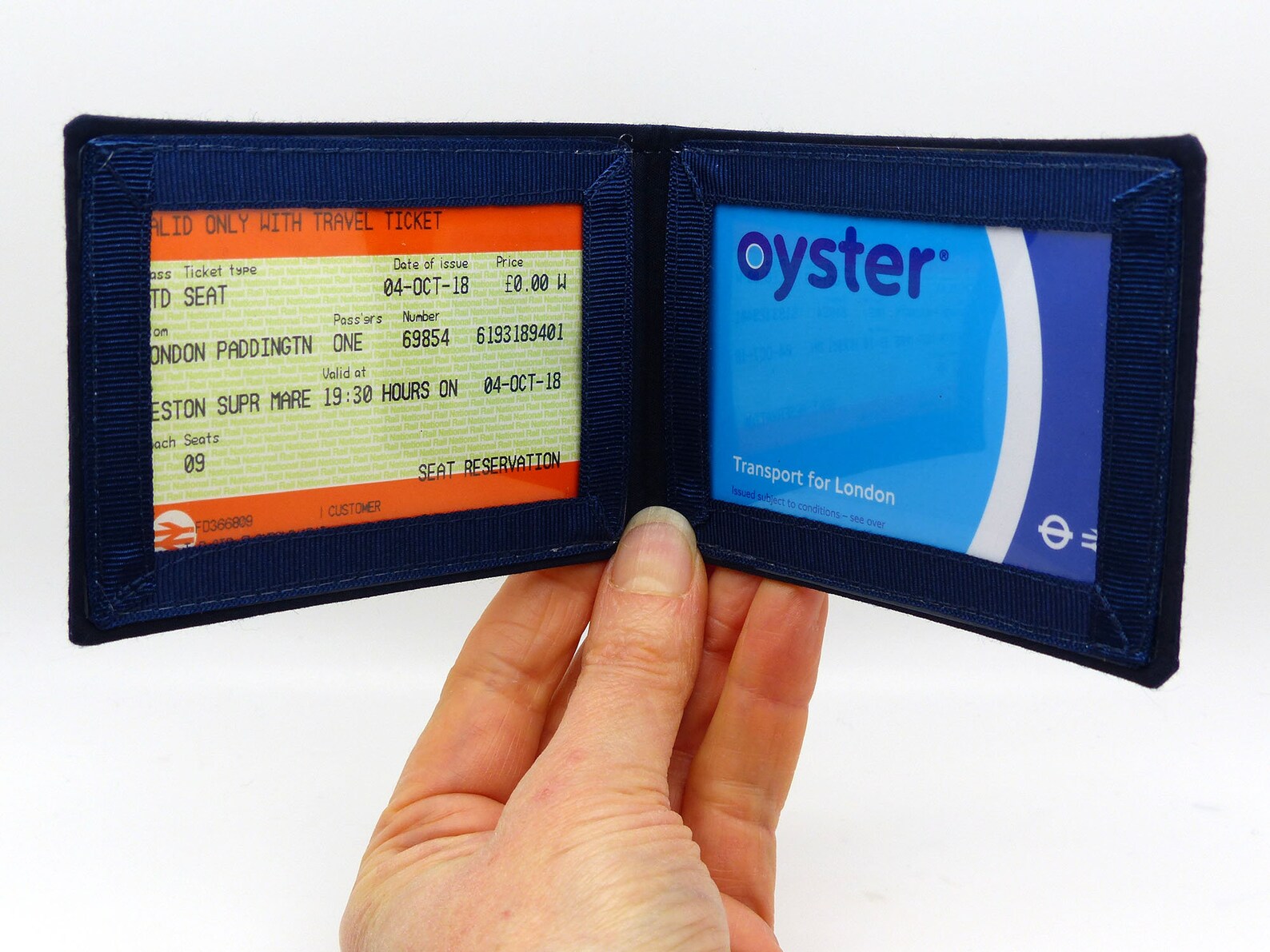 Oyster card holder bus pass holder travel card holder Etsy