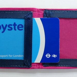 NUOVO SUPPORTO CARTA DA VIAGGIO IN PELLE Pass Bus Di Credito - Foto 3