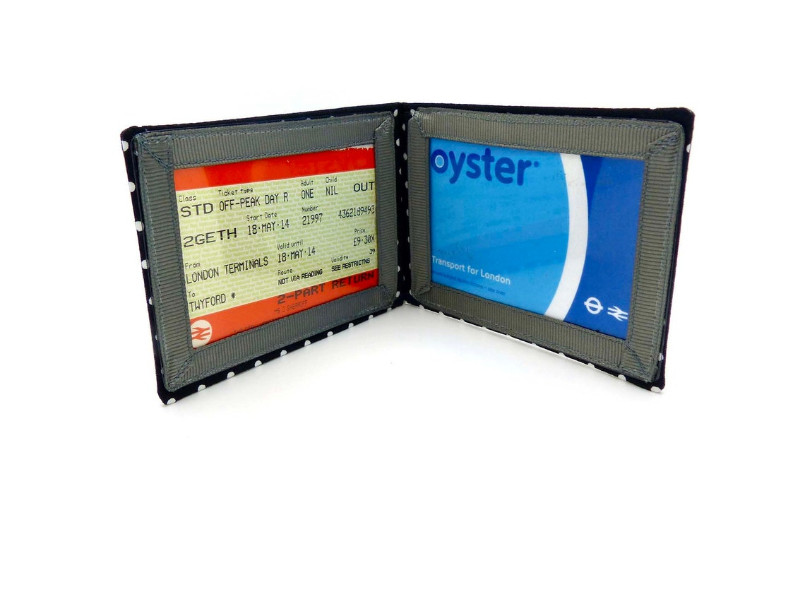 Oyster Card Holder Bus Pass Holder Travel Card Holder Etsy