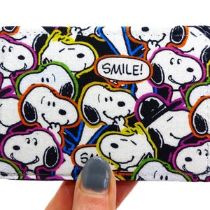 Porte-cartes Oyster, porte-cartes de bus, porte-cartes de voyage, porte-cartes. Portefeuille imprimé Snoopy . Portefeuille Oyster Card, porte-cartes de crédit