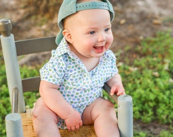 Toddler Baby Polo Bodysuit | Dad Matching Outfit | Father Son Matching Polo | Baby Boy Polo | Spring Summer Outfit | Dog Polo Bodysuit Boys