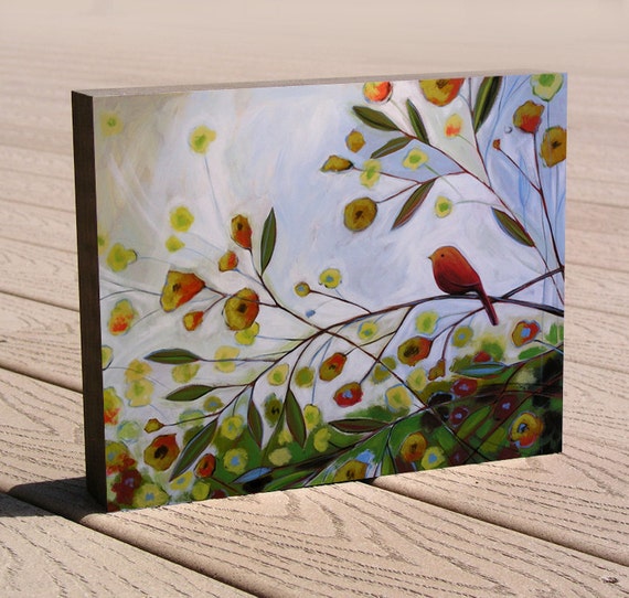 8 x 10 art print mounted on cradled birch panel...ready to Etsy