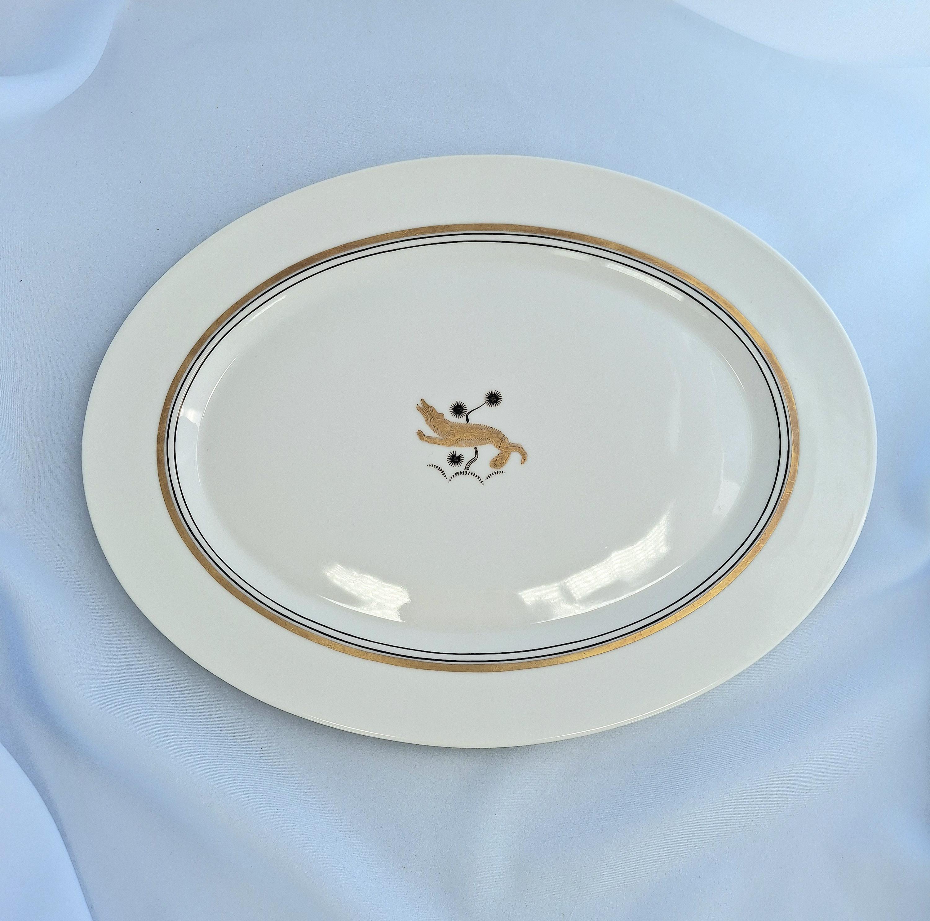Rare Antique Royal Copenhagen - Oval Serving Plate, 1925 — image 2