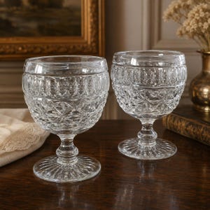 1920s Crystal Goblet - Etsy