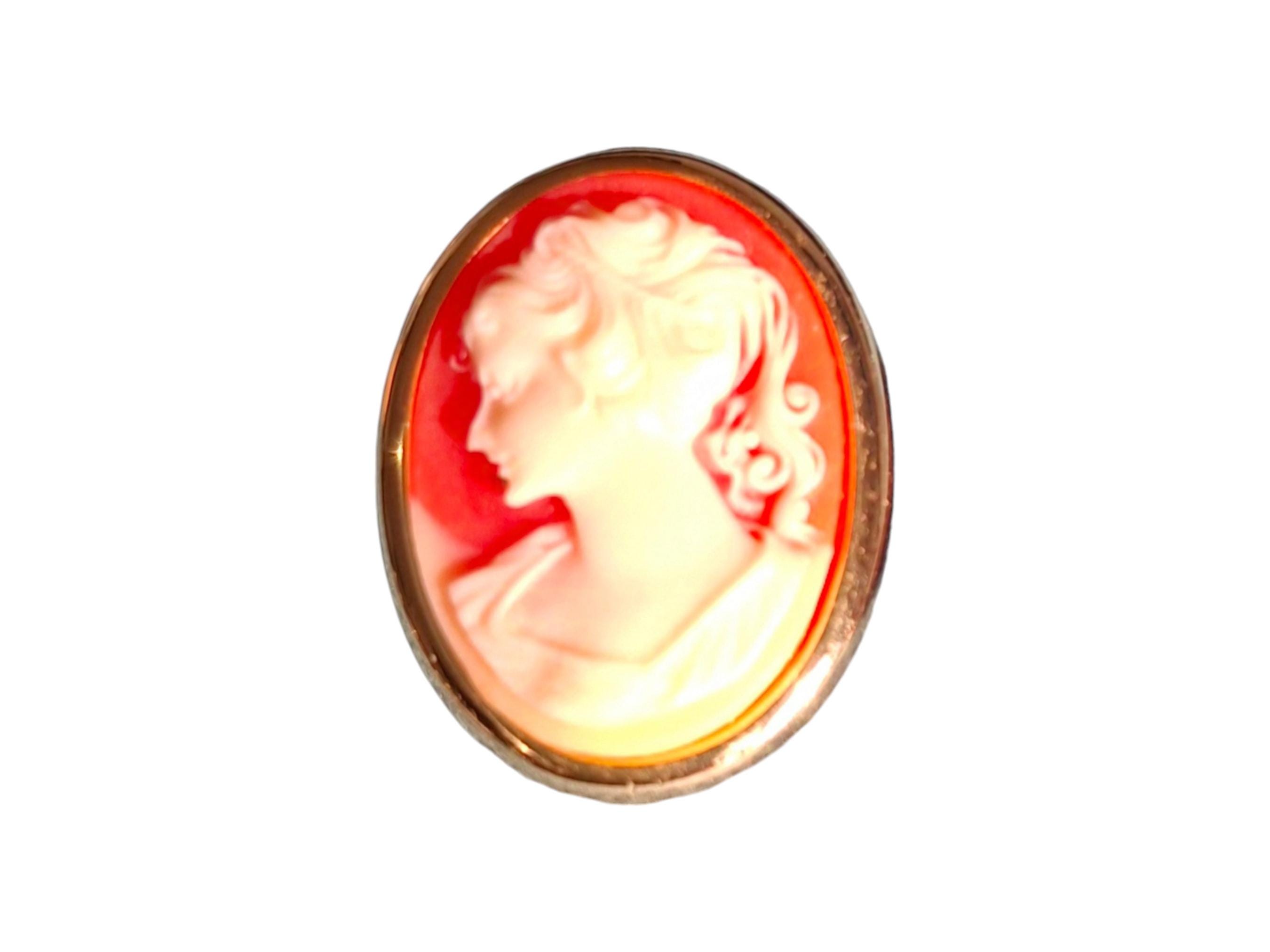 Vintage Brooches: Italy Micro Mosaic, Cloisonne Enamel, Bee, Cameo — image 10