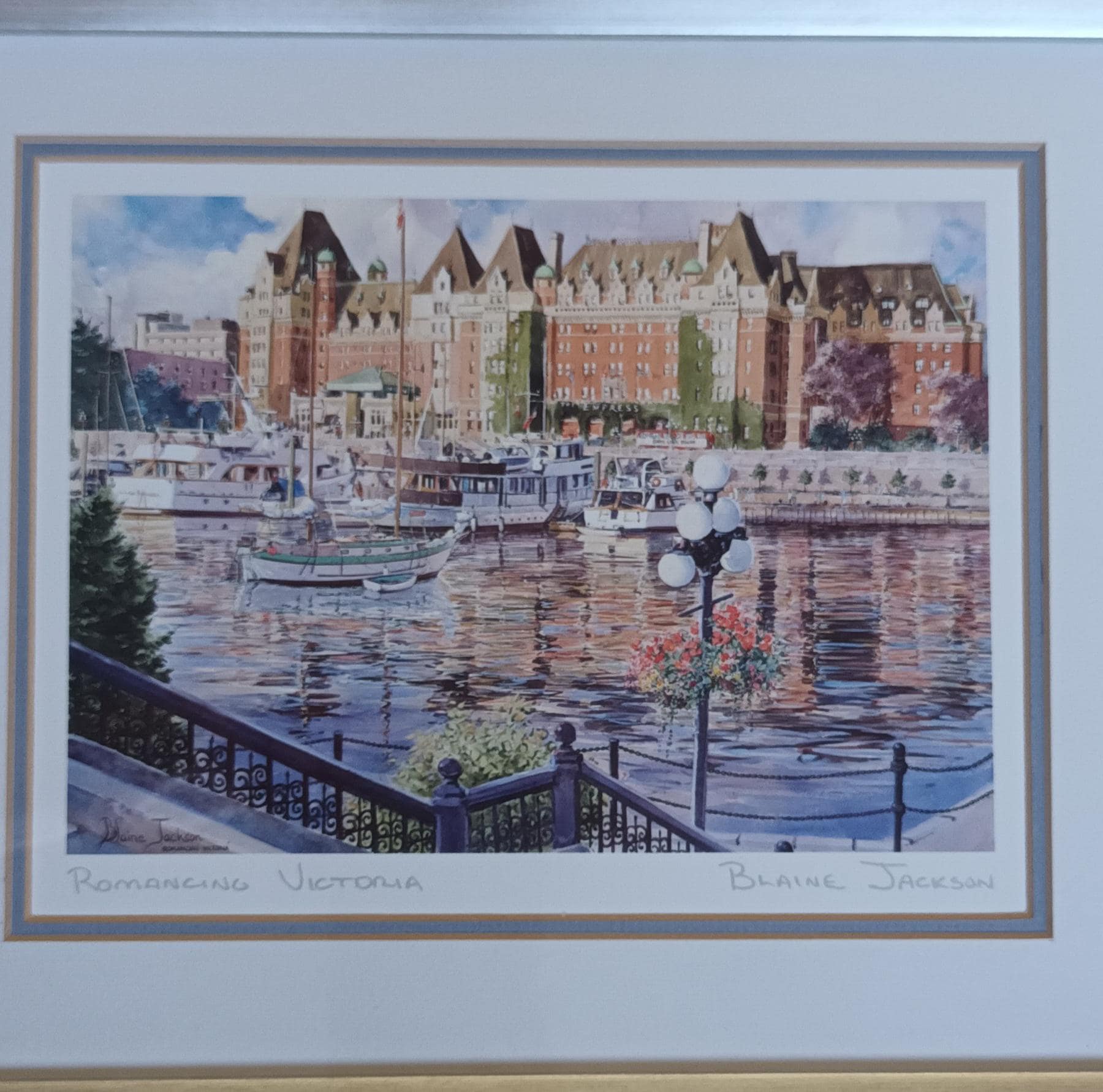 Framed Print Signed Blaine Jackson - Romancing Victoria — image 9