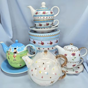 Porseleinen Tea for One-set - Creative Tops - Theepot met bloemen