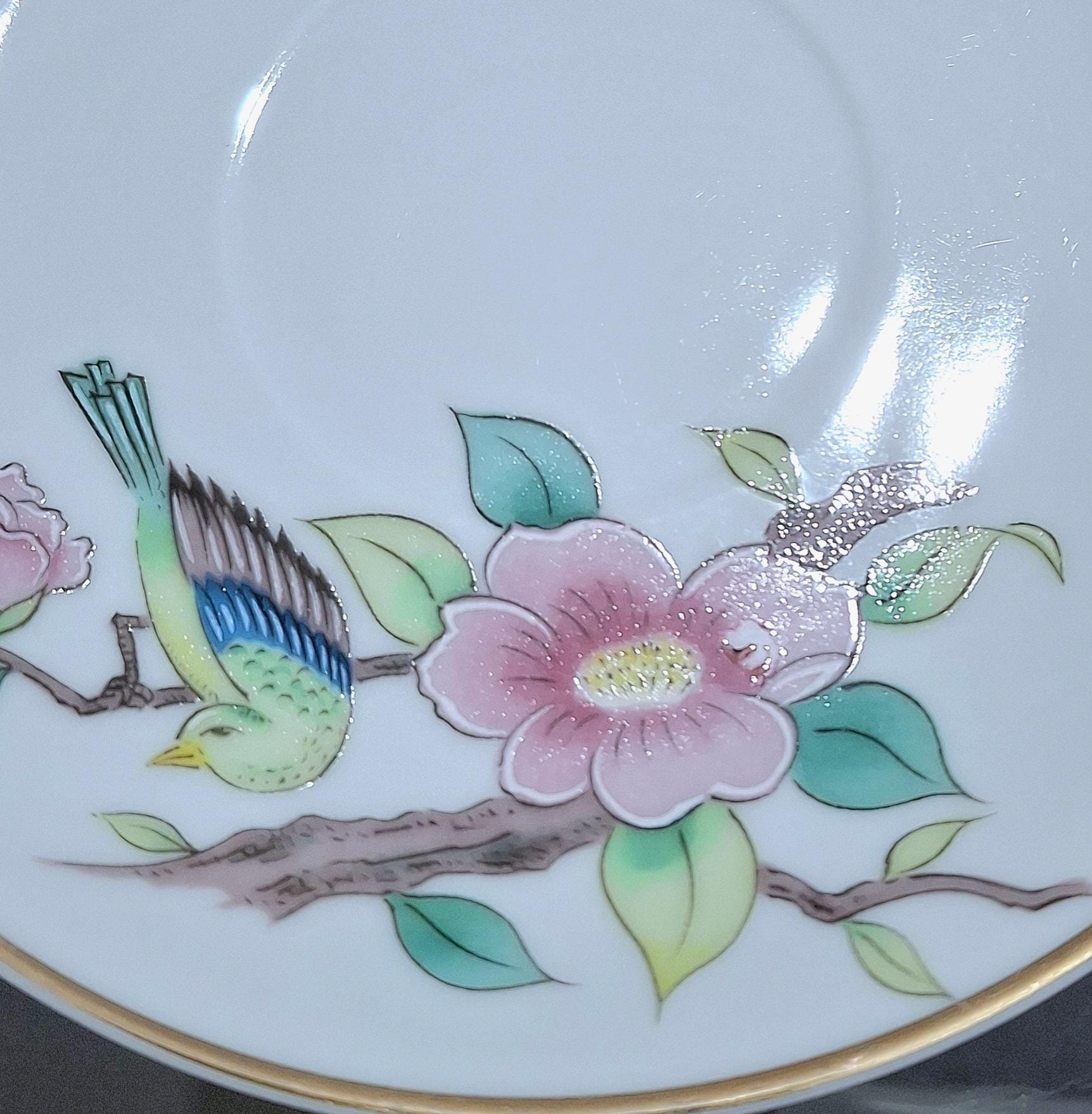 Japanese Lithophane Geisha Eggshell Porcelain Tea Cup and Saucer — image 6