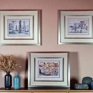 Three Framed Prints Signed Blaine Jackson - Romancing Victoria - Legacy of Thunderbird - Bastion Square Today image 1