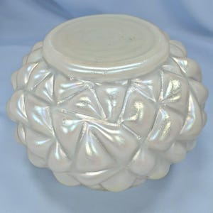 Sällsynt stor rosenkål, Kralik Boho Art glasvas och blomgroda, cirka 1900. Antik bild 10