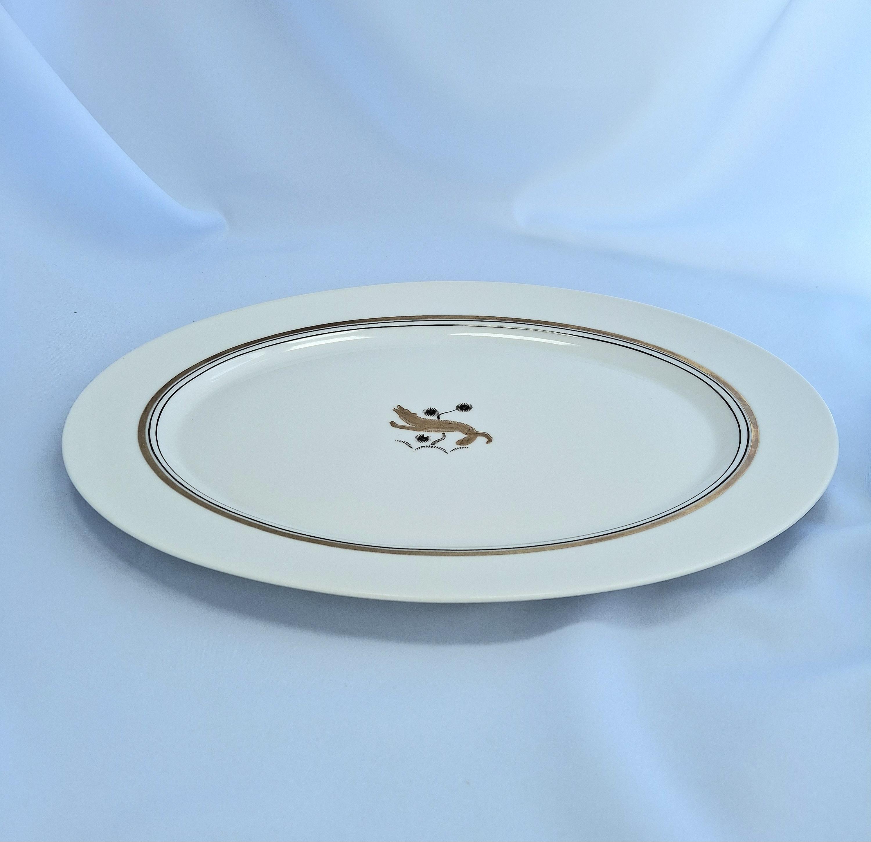 Rare Antique Royal Copenhagen - Oval Serving Plate, 1925 — image 9