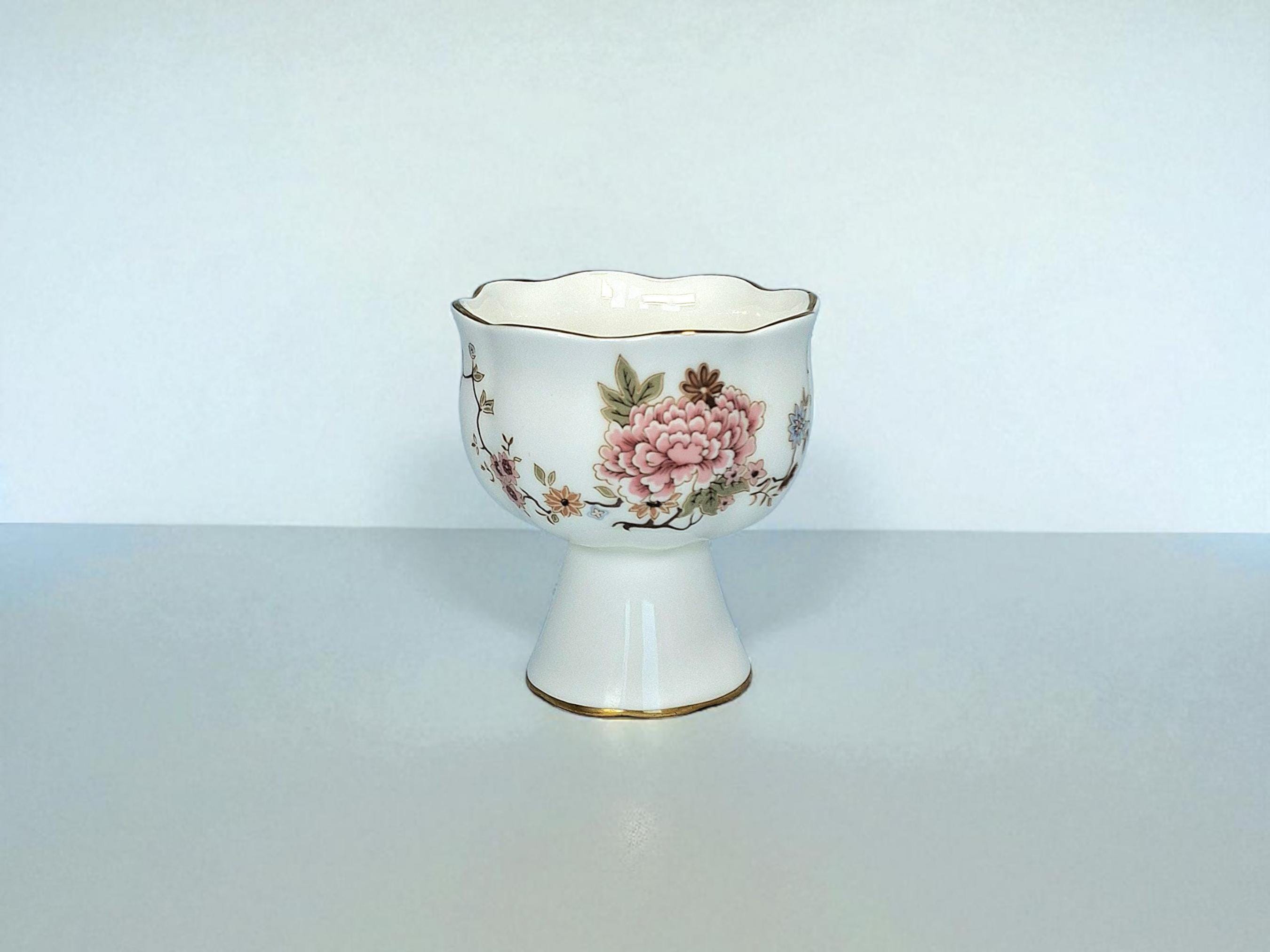 ヴィンテージキャンドルホルダー：ロイヤルドルトン・カントン