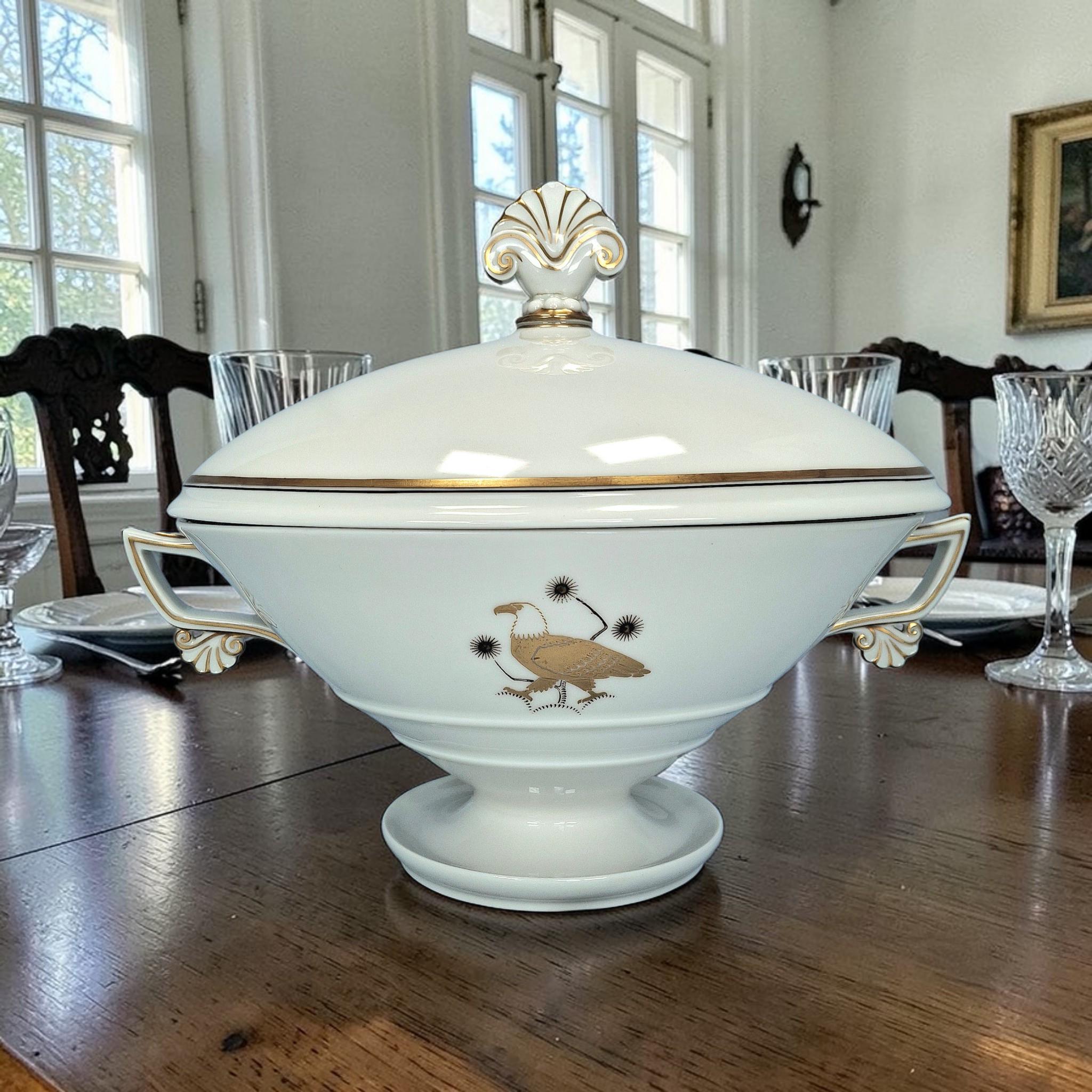 Royal Copenhagen Antique Sauce Tureen and Cover, Denmark, 1925, Casserole Serving Dish