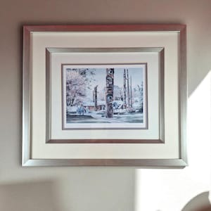Three Framed Prints Signed Blaine Jackson - Romancing Victoria - Legacy of Thunderbird - Bastion Square Today Legacy of Thunder