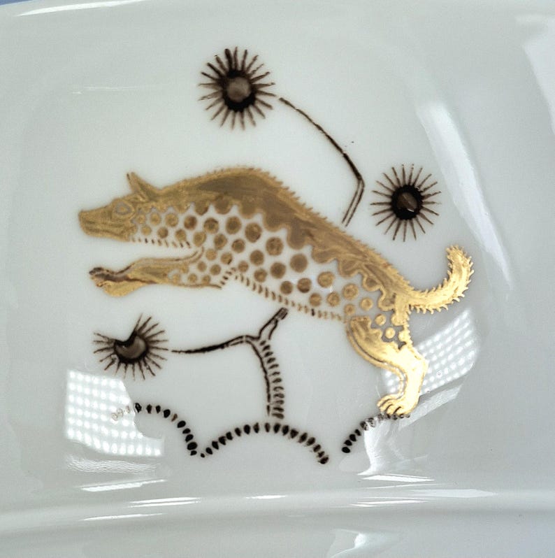 Royal Copenhagen Antique Sauce Tureen and Cover, Denmark, 1925, Casserole Serving Dish image 5