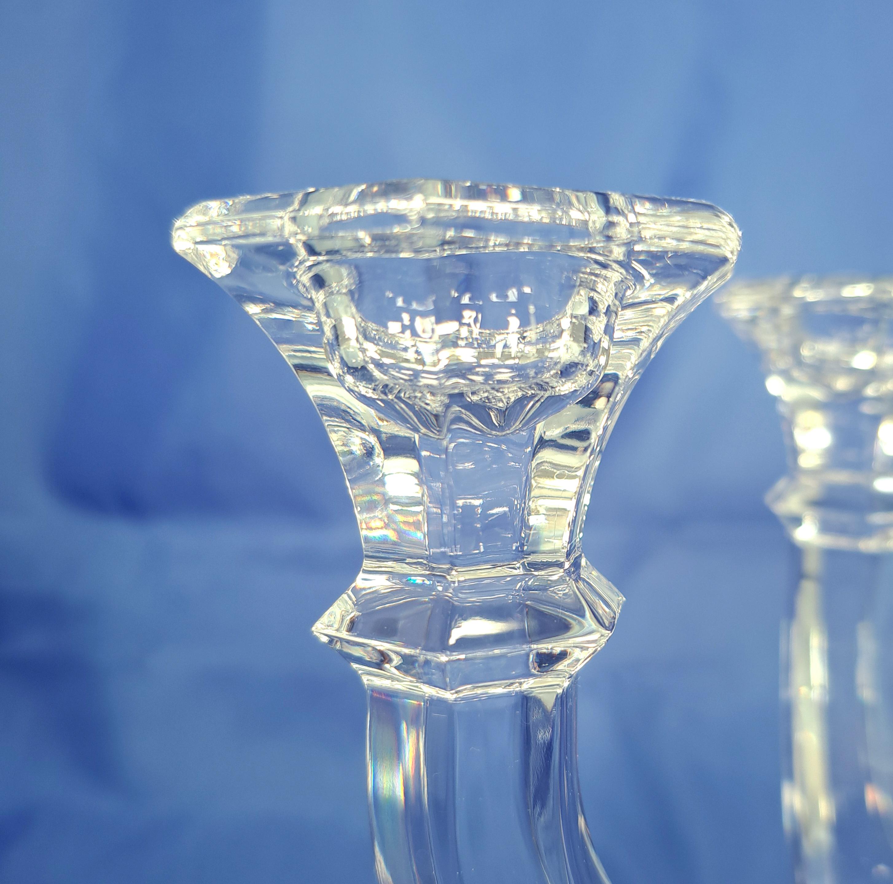 Villeroy & Boch Mozart Crystal Candelabra, 3 Arm Candle Holder — image 4