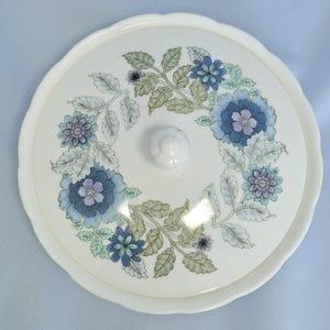 Vintage Wedgwood sockerskål med lock Benporslin eller godisskål bild 2
