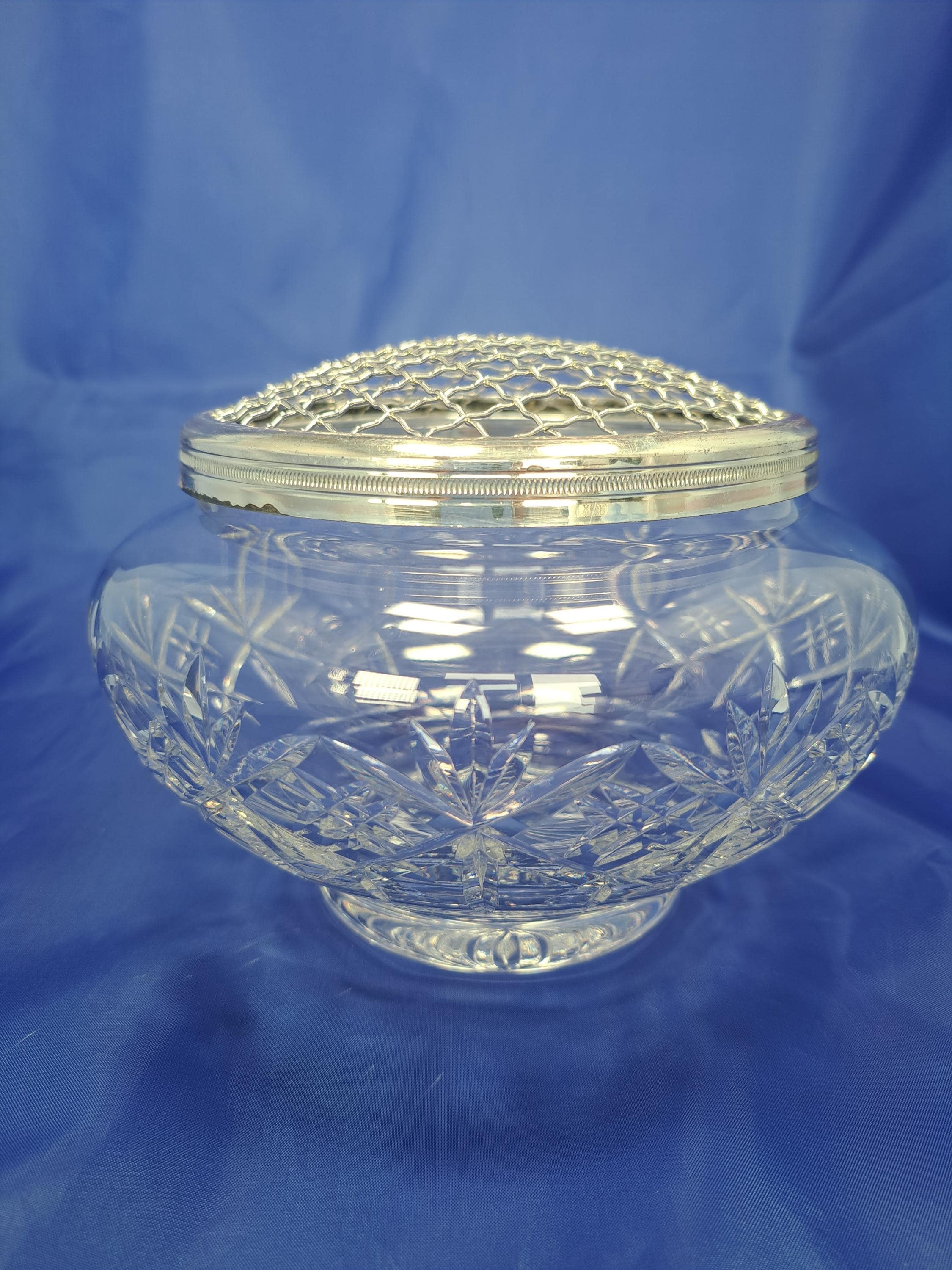 Vintage Cut Glass Rose Bowls, English Cottage Decor, Floral Centerpieces, Wedding Table Decor — image 10