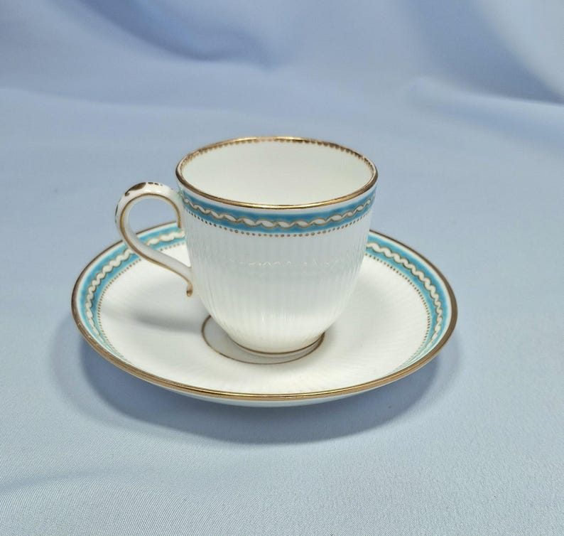 Vintage Minton, Stoke, Staffordshire Teetasse mit Untertasse. Sammler, Vintage Liebhaber Geschenk Bild 7