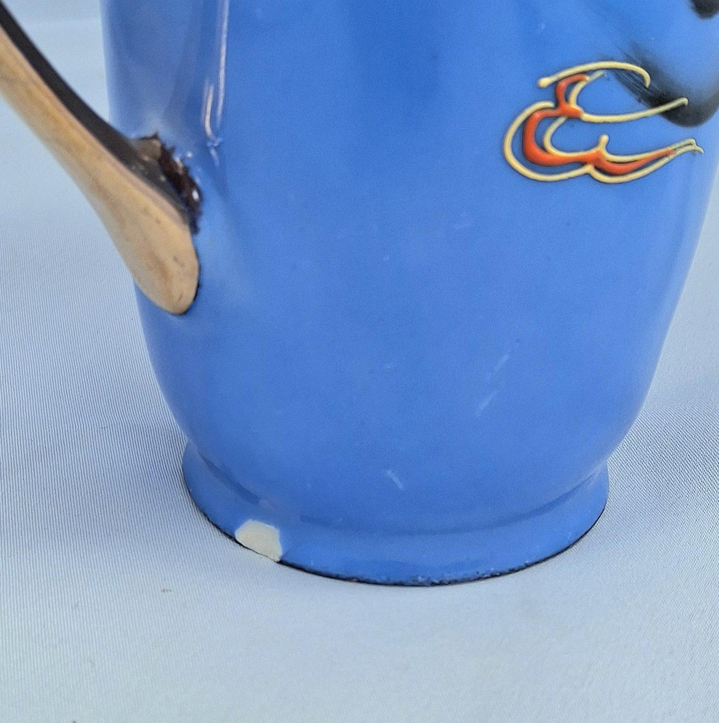 Antique Japanese Tea Coffee Set: Hand-Painted Coloured Enamel, Porcelain, Golden Dragon — image 10