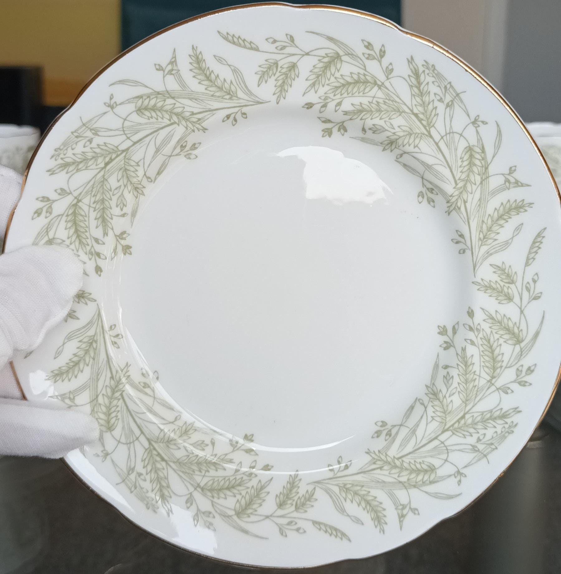Vintage Bone China Tea Trio: England Tea Cup, Saucer, Plate — image 6