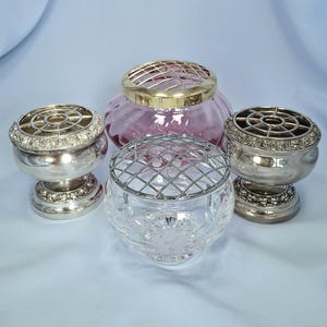 イギリスシルバープレートローズボウルフラワーボウル花瓶