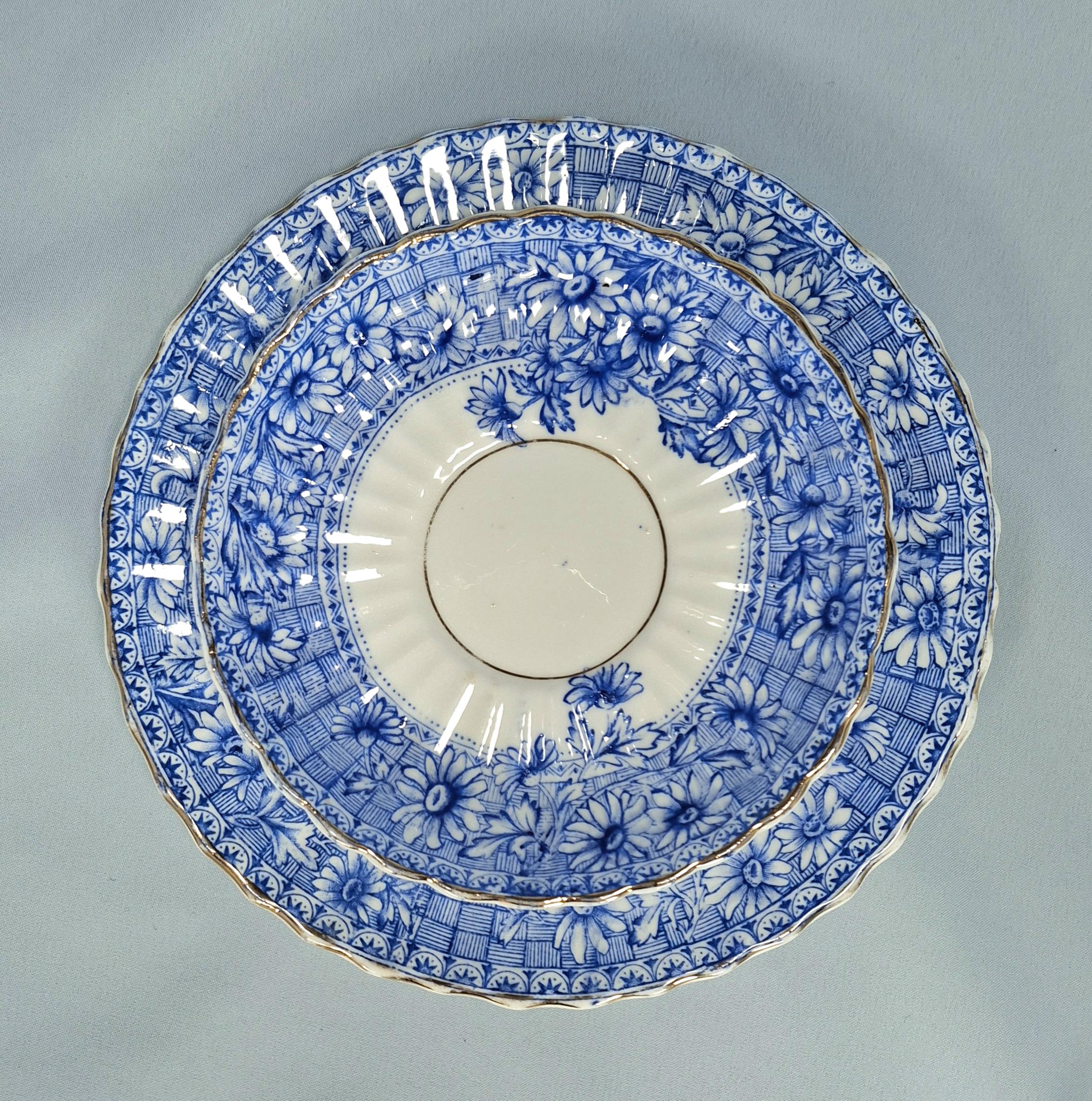 Vintage Bone China Tea Trio: England Tea Cup, Saucer, Plate — image 2