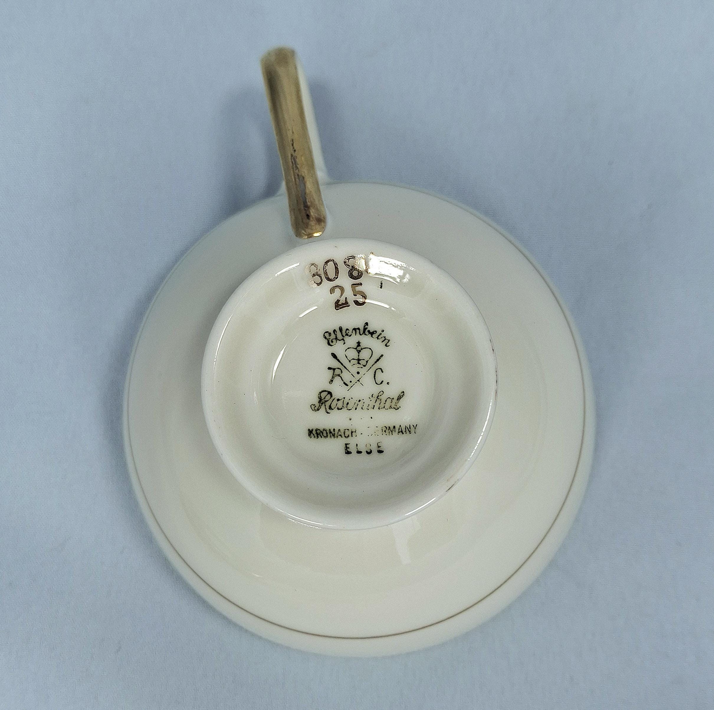 Vintage Teacup & Saucer Rosenthal, Germany, 1939-1956 — image 6