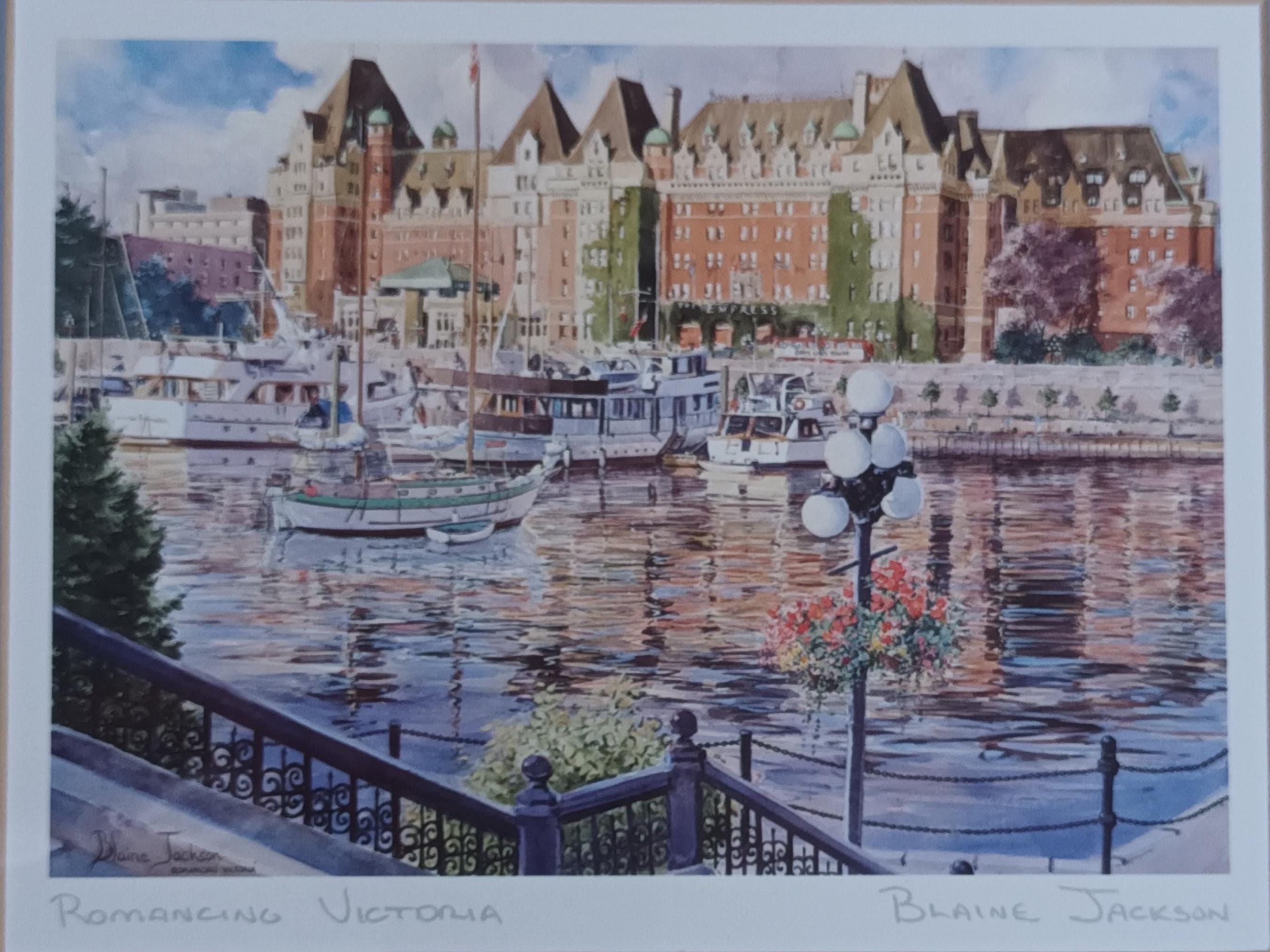 Framed Print Signed Blaine Jackson - Romancing Victoria — image 5