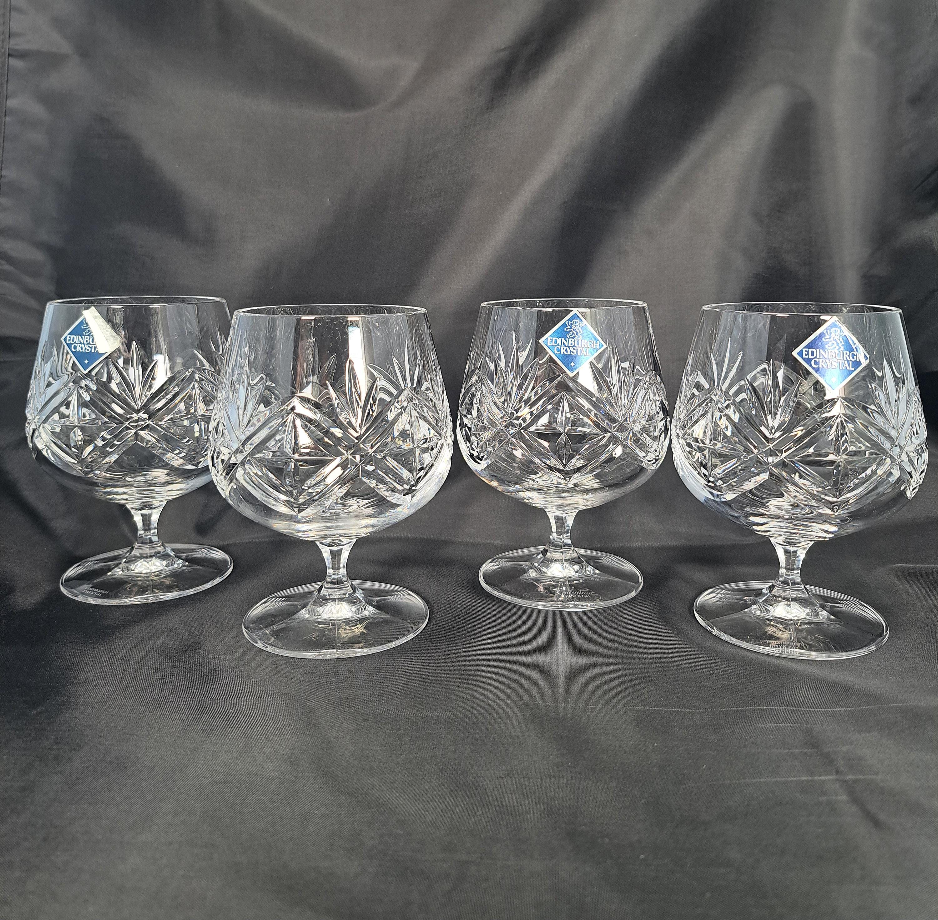 Edinburgh Crystal Brandy Glasses